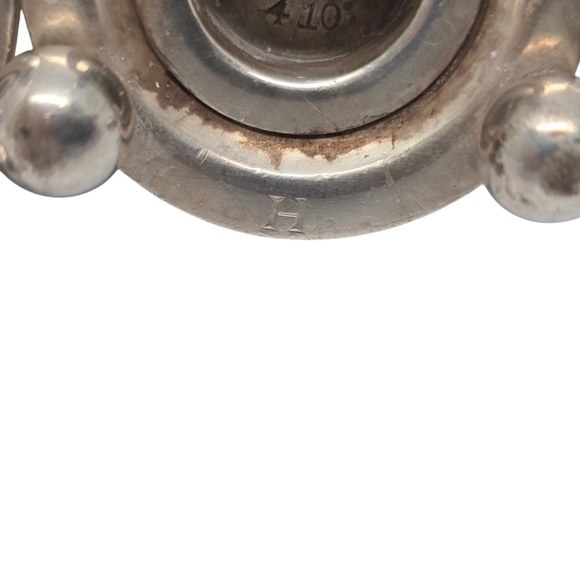 Georg Jensen Denmark Sterling Silver Salt and Pepper Shakers 410 w/Mono #21184 - Picture 8 of 10